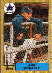 1987 Topps Baseball Cards      117     Jim Beattie